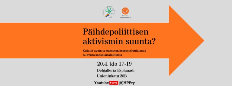 Päihdepoliittisen aktivismin suunta -keskustelutilaisuus